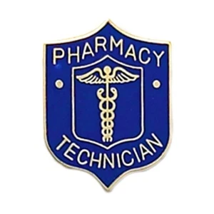 Pharmacy Technician Lapel Pin R/X Caduceus Medical Emblem 946 Graduation New - Picture 1 of 7