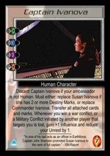 Captain Ivanova-Wheel of Fire-Babylon 5 CCG TCG