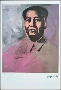ANDY WARHOL * Mao Zedong * 57 x 38 cm * signed lithograph * limited # xx/100 - Bild 1 von 11