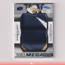 2021-22 Upper Deck Premier Jonathan Huberdeau Mega Patch Chest Logo /24