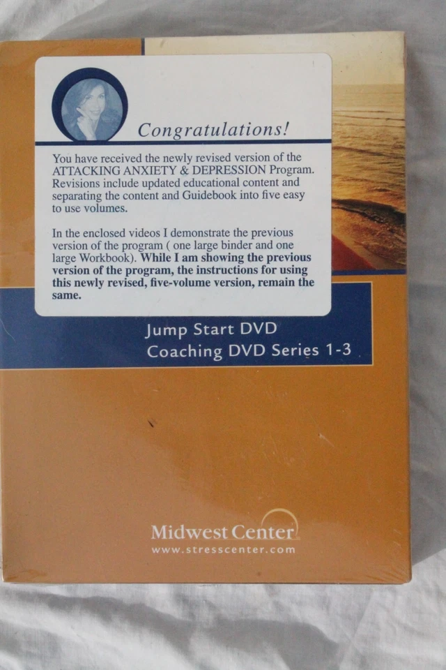 Midwest Center  Jump Start DVD and Coaching DVD Series 1-3 anxiety & depression - Image 1 of 1