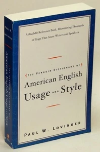 The Penguin Dictionary of American Usage and Style by Paul W. LOVINGER VG+ 77542 - Picture 1 of 1