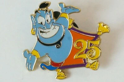 Prendedor premio juego Tokyo Disney Resort TDR 25th Magic Carpet Genie Aladdin Foto 1 de 2