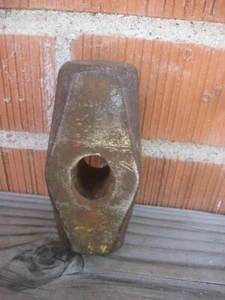 Vintage 3 lbs. Head Size ** TRUE TEMPER *** Rusted Steel Sledge Hammer Head USA - Picture 1 of 10