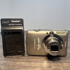 Canon PowerShot ELPH SD900 10.0MP Digital Camera Titanium Card Charger Tested