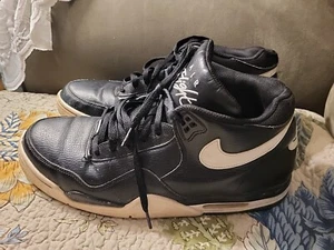 Size 13 - Nike Flight Legacy Black White - Picture 1 of 9