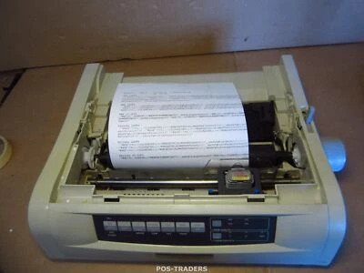 OKI MICROLINE 5520 USB A4 9-Pin Dot Matrix Impact Printer NO ROLL - NO COVERS - Bild 1 von 4