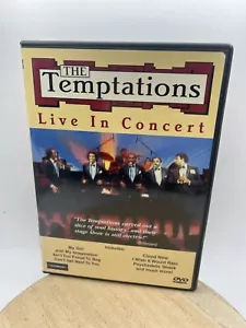 The Temptations: Live in Concert (DVD, 1984) Motown Includes Insert Tested - Picture 1 of 14