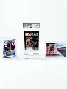 3 San Francisco 49ers Rookie Cards,PSA 9 Garoppolo, Pettis auto, James auto - Picture 1 of 4