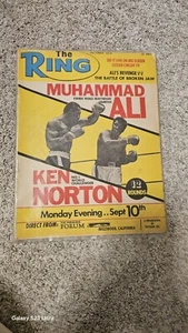 Revista de boxeo Muhammad Ali/Ken Norton Ring septiembre 1973 Morris Jackson - Imagen 1 de 5