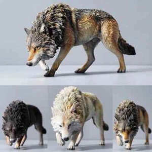 JXK 1/6 Feroz Norteamericano Gris Lobo Modelo Regalo de Navidad Juguete Figura Tiro utilería - Imagen 1 de 4