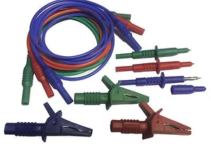 Megger MFT 1720 MFT1720 Generic Test Leads Probes Crocodile Alligator Clips - Picture 1 of 78