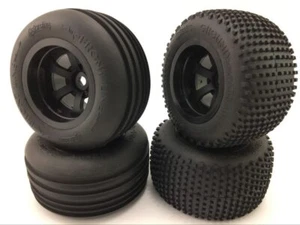 HPI 1/10 Racing Truck Short Course Wheel Tire Set for HPI E-Firestorm Flux 4ps - Picture 1 of 19