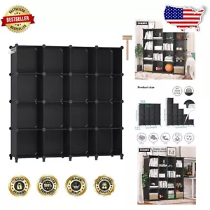 Stylish 16-Cube Storage Organizer & Bookcase for Elegant Home Organization - Picture 1 of 10