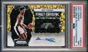 2023 PRIZM FAST BREAK ROOKIE AUTOGRAPHS /10 SIDY CISSOKO GOLD. Pop 2 - Picture 1 of 4