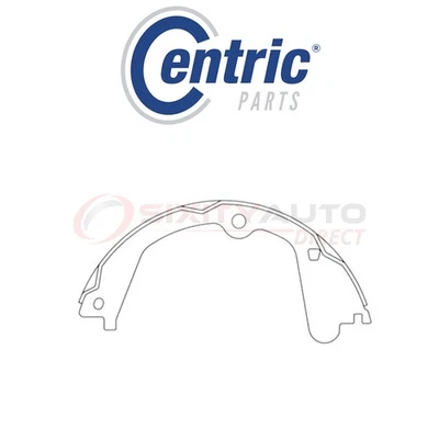 Centric Parking Brake Shoe for 2011-2018 GMC Sierra 2500 HD 6.0L 6.6L V8 - uw - Imagem 1 de 4