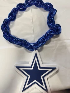 Nuevo NFL Dallas Cowboys Gran Fan Cadena AZUL Collar Espuma VENDEDOR DE EE. UU. - Imagen 1 de 8