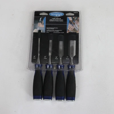Marples MS500B/S4N 4-Piece Woodworking Chisel Set, New - Image 1 of 4