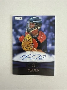 Autografo 2023 Onyx Premium 77/100 Kyle Teel #OPKT Auto Chicago White Soxs - Foto 1 di 2