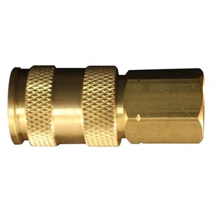 Milton 766 V-Style 3/8" F NPT x 1/4" 74 CFM High-Flow Quick Coupler Body - Picture 1 of 3
