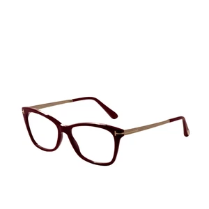 Tom Ford Women's 54mm Shiny Bordeaux Opticals FT5353-069-54 - Afbeelding 1 van 1