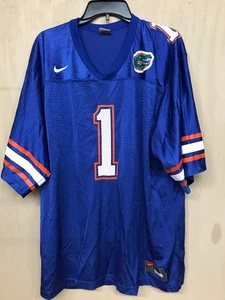 Nike Team Florida Gators #1 Fußball Trikot Blau Mesh NCAA XL - Bild 1 von 5