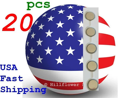 20 pcs CR1220 1220 BR1220 LM1220 Bulk 3V Top Lithium Battery - Image 1 of 4