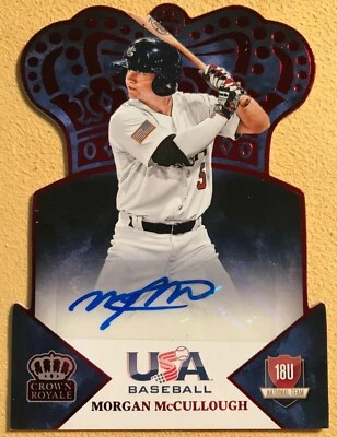 2015 Panini USA Baseball MORGAN McCULLOUGH Crown Royale Auto Autograph 17/50 - Image 1 of 2
