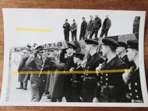 original Foto U-Boot Kommantant Wilhelm Brauel Frankreich Brest U256 WW2 KM - Bild 1 von 2