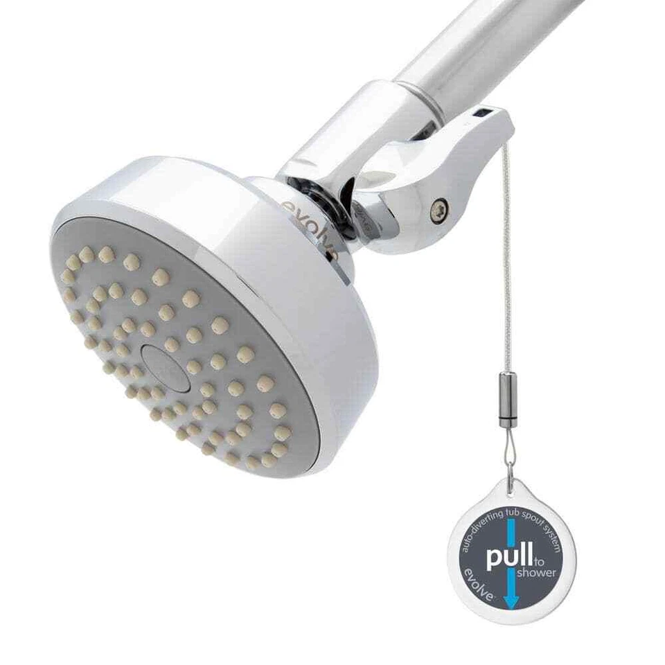 evolve Auto-Diverting Shower Head/Tub Spout System 1.5GPM EV3312-CP150-SB
