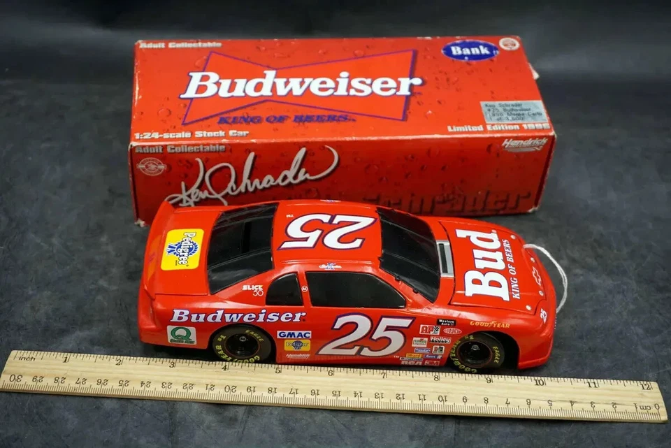 KEN SCHRADER #25 BUDWEISER-1996 MONTE CARLO-ACTION 1/24-1 of 3500 !! - Image 1 of 1