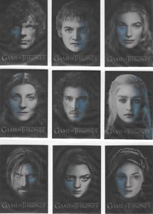 Game of Thrones PC1-PC9 Gallery Cards - Picture 1 of 2