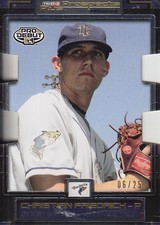 2008 TRISTAR Prospects Plus PROminent Die Cut Yellow #26 Christian Friedrich /25