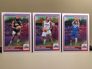 2023-24 Panini Haunted Hoops Clippers HARDEN, LEONARD, & POWELL    - Picture 1 of 2