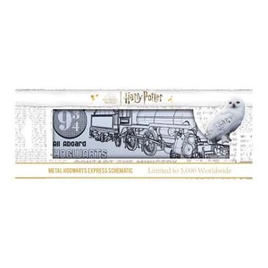 Harry Potter | Hogwarts Express Schematic Metal Fan-Plate | Limited Edition - Bild 1 von 5