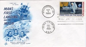 APOLLO 11 MOON LANDING,  WASHINGTON, DC  1969 FDC6429 - Picture 1 of 1