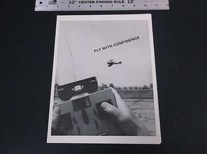 VINTAGE CUSTOM ELECTRONICS RADIO CONTROL SYSTEM LITERATURE PLANE *VG-COND* - Picture 1 of 4