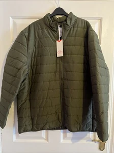 Lee Cooper Fleece Jacket Green Khaki 2XL Men’s Warm New Tag RRP £69.99 - Picture 1 of 17