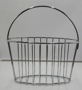  Mid Century Danish Modern Chrome Magazine Rack  - Picture 1 of 5