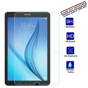 9H Tempered Glass Screen Protector for Wi-Fi Samsung Galaxy Tab E 9.6" SM-T560N - Picture 1 of 1