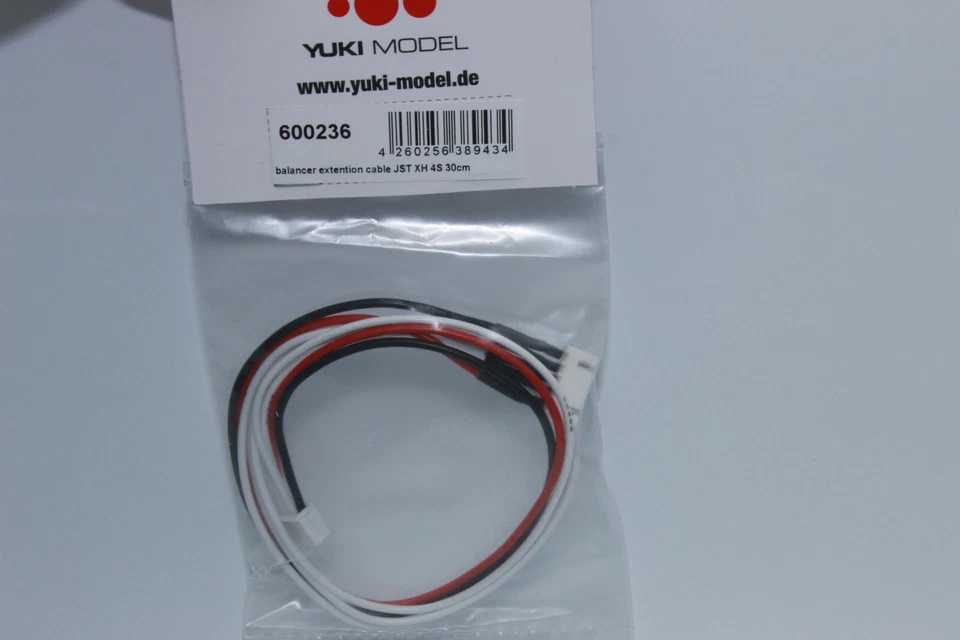 Yuki 600236 Balancer Verlängerung JST XH  4S   30cm  Kabel  NEU in  OVP - Bild 1 von 3