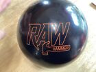 Hammer Raw Solid Black  bowling ball 15 LB used