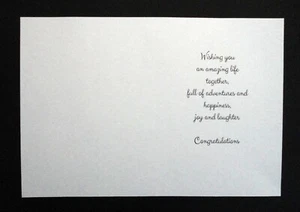 Card Inserts-"Congratulations" Greeting for Cricut Joy cards (Portrait) Pk 20 - Picture 1 of 1