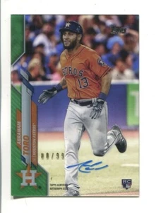 Abraham Toro 2020 Topps Clearly Authentic Auto RC Rookie Auto /99 Astros 75979 - Picture 1 of 2