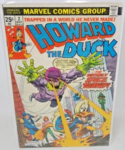 HOWARD THE DUCK #2 1976 Marvel 7.0 Frank Brunner Cover Art - Picture 1 of 1