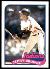 1989 Topps Traded Jerry Browne Cleveland Indians #16T