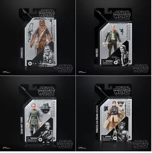 STAR WARS THE BLACK SERIES 6" GREATEST HITS AST CHEWBACCA, HAN SOLO, LEIA,MOFF - Foto 1 di 6