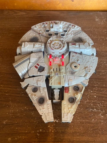 Star Wars Transformers Millennium Flacon Chewbaca Tested + Working Incomplete Cover