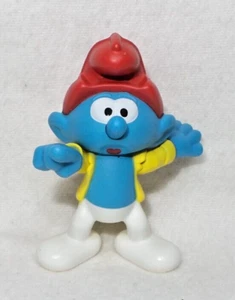 FIGUR SMURF SCHLUMPF / SCHLUMPF FEUERWEHRMANN McDONALD'S MAC DO MCDO 2018 PEYO - Bild 1 von 5