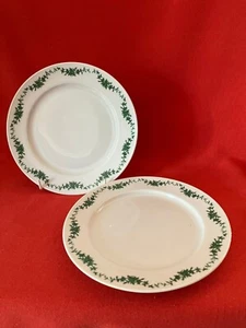 c 1960 Furstenberg Porcelain Germany PAIR side plates garland pattern - Picture 1 of 2